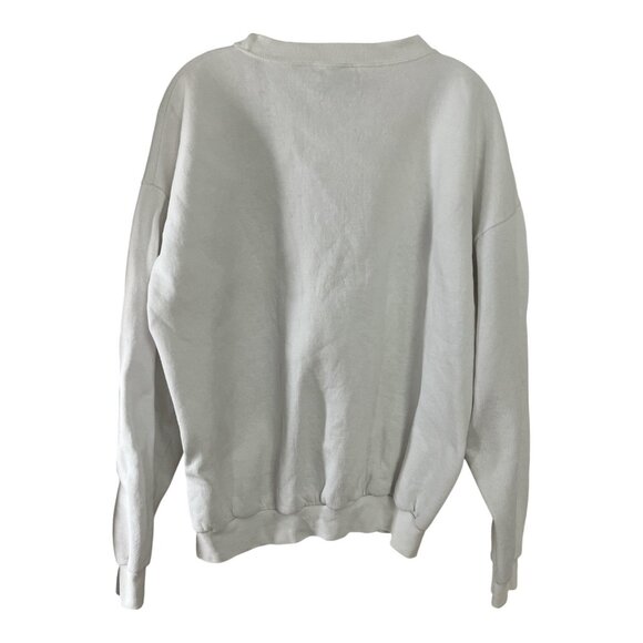 Vintage Hard Rock Cafe Atlantic City Sweatshirt White XL 50/50 Crewneck - Picture 4 of 5